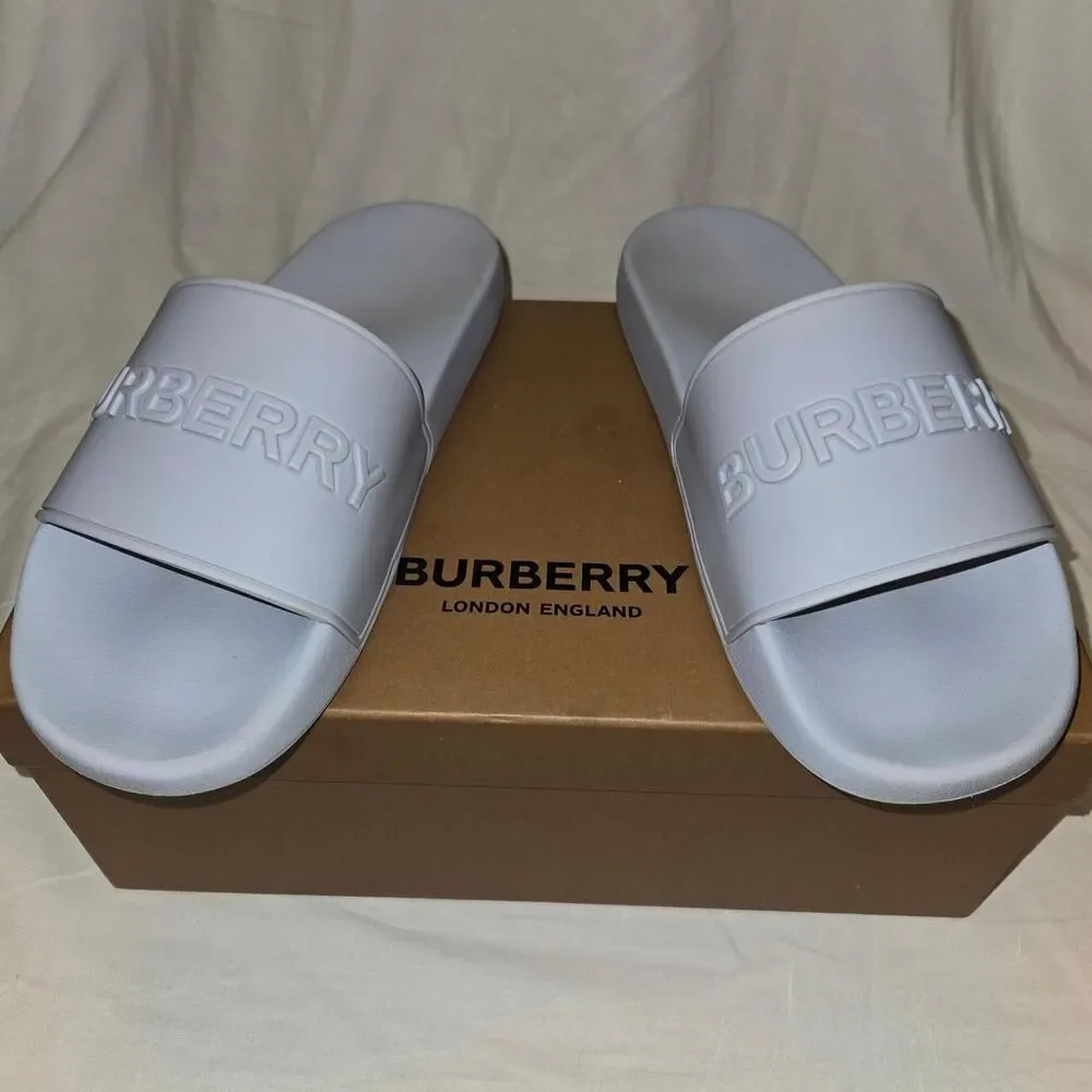 Burberry Men's blue Slides